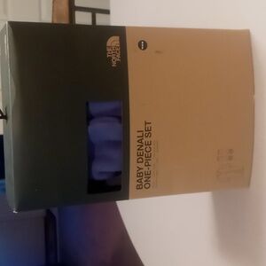 The North Face Infant Denali One piece Set Cave Blue New in Box Size Various